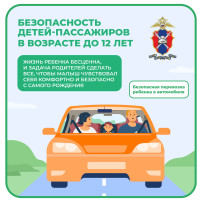 Безопасность детей-пассажиров в возрасте до 12 лет Безопасность детей-пассажиров в возрасте до 12 лет.